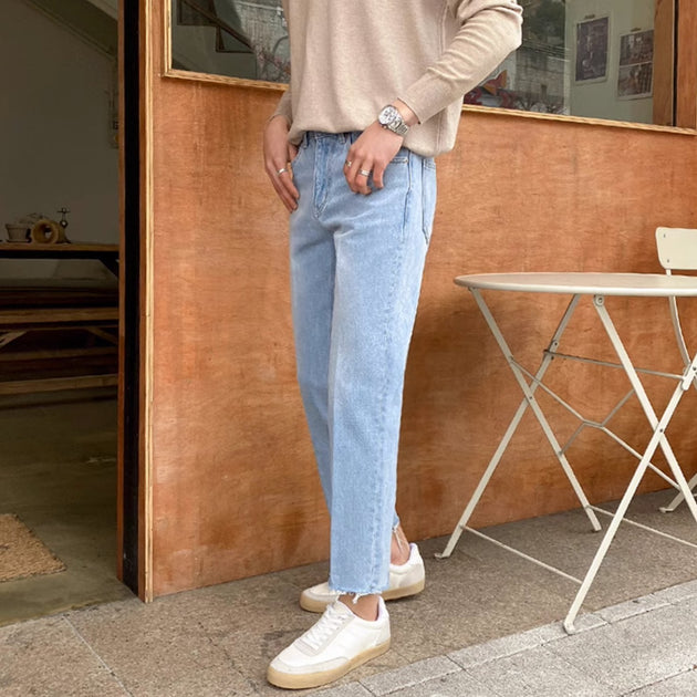 ANKLE CUT JEANS - Aumori