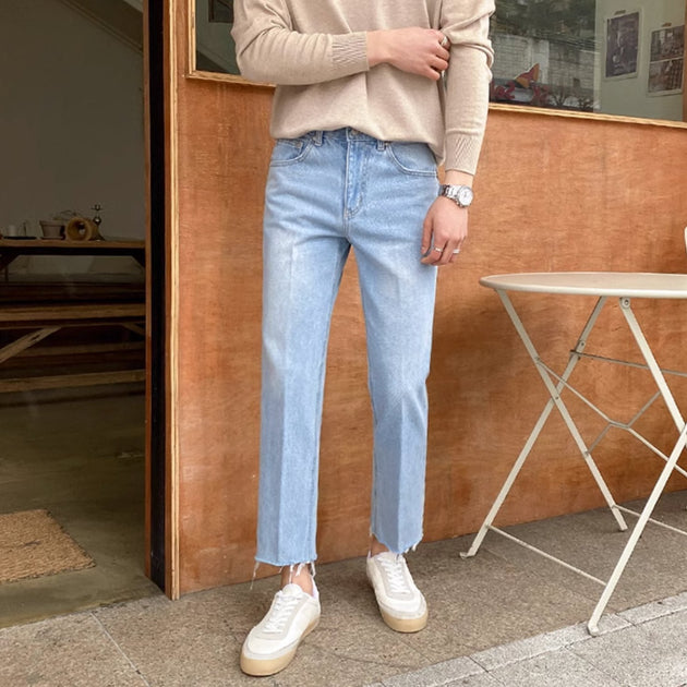 ANKLE CUT JEANS - Aumori