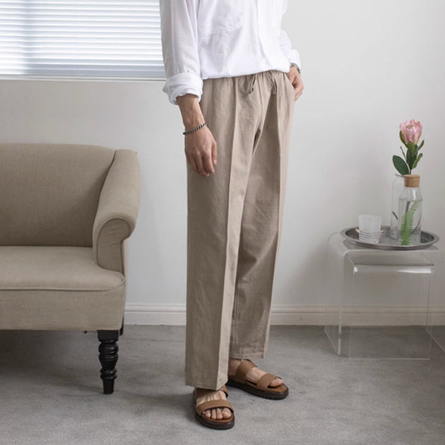 ANKLE SPLIT PANTS - Aumori
