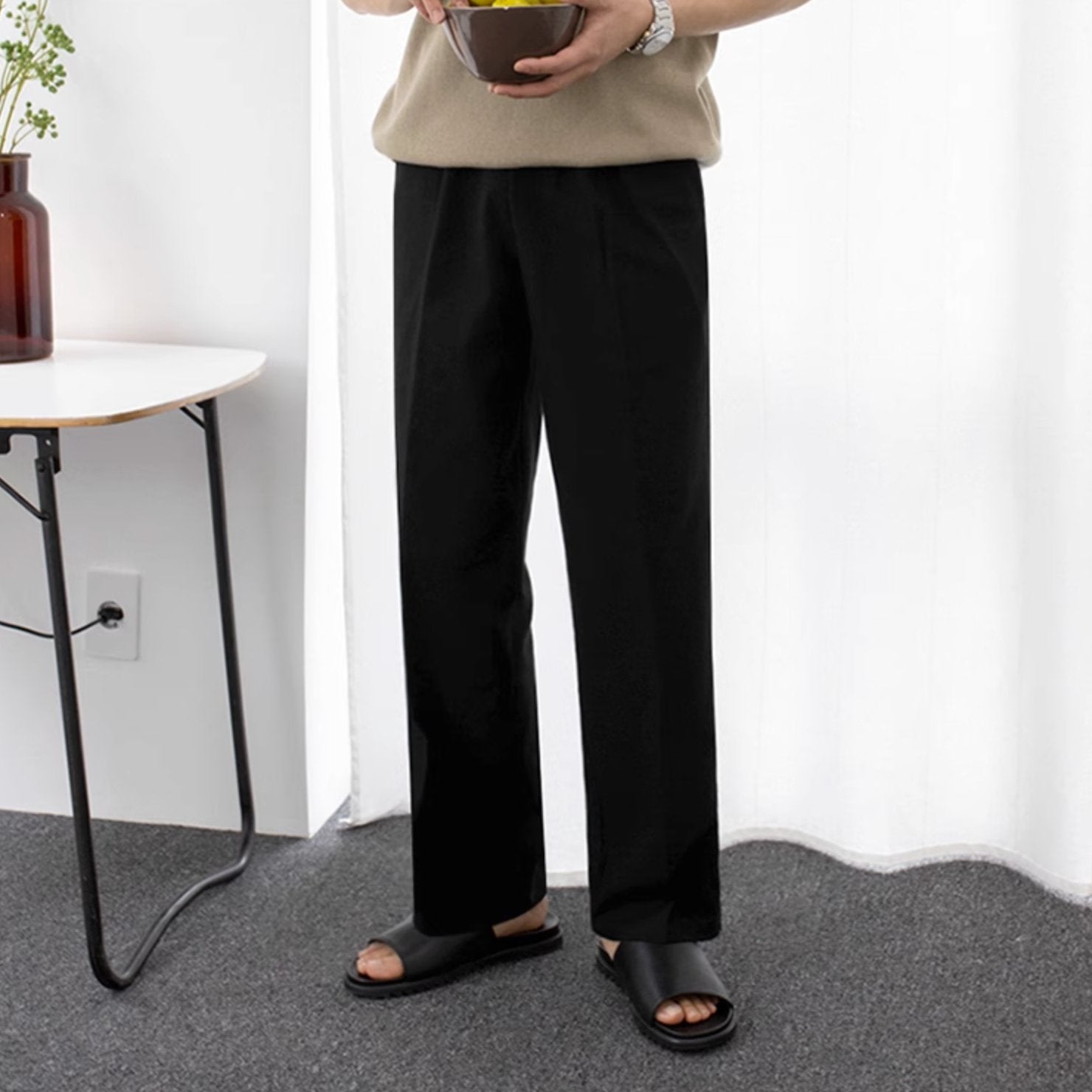 ANKLE SPLIT PANTS - Aumori