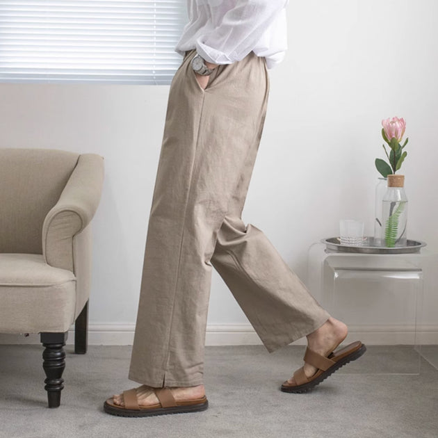ANKLE SPLIT PANTS - Aumori