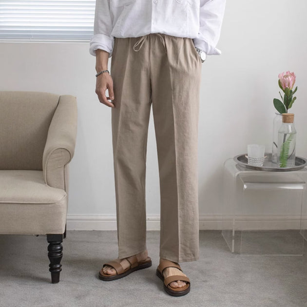 ANKLE SPLIT PANTS - Aumori