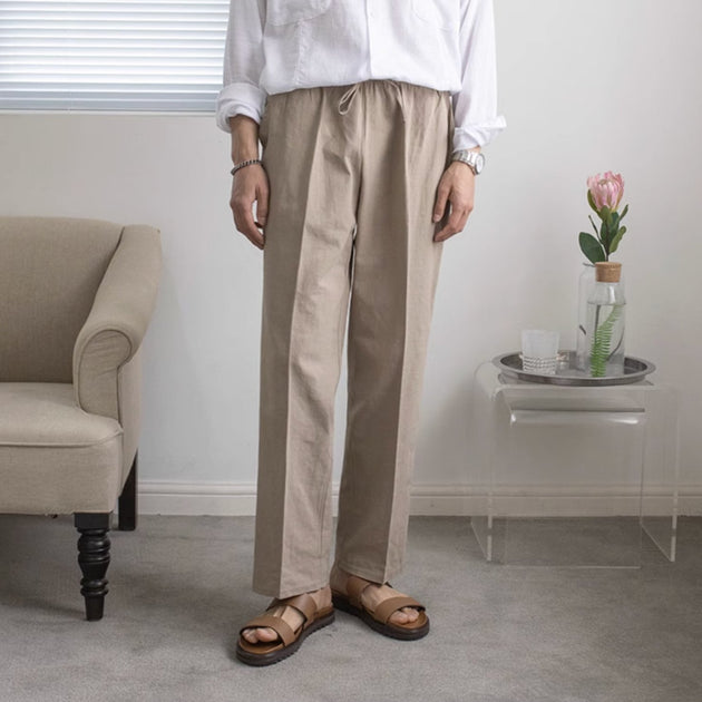 ANKLE SPLIT PANTS - Aumori