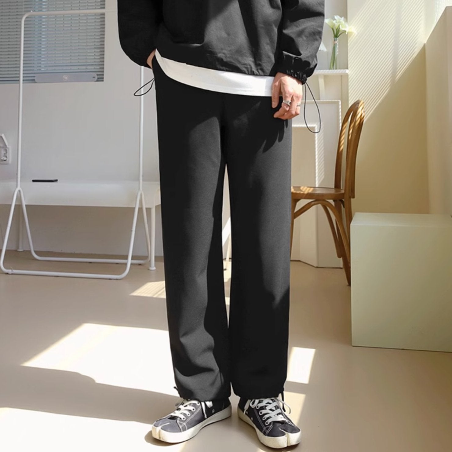 ANKLE STRING SWEATPANTS - Aumori