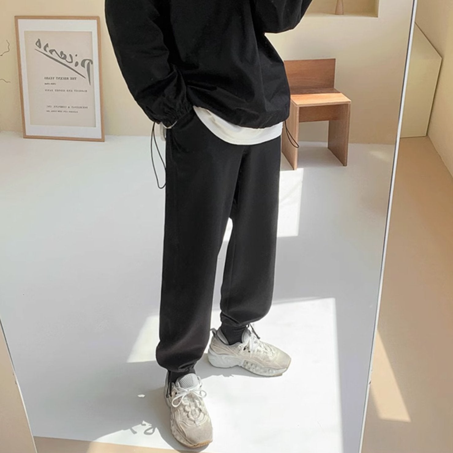 ANKLE STRING SWEATPANTS - Aumori