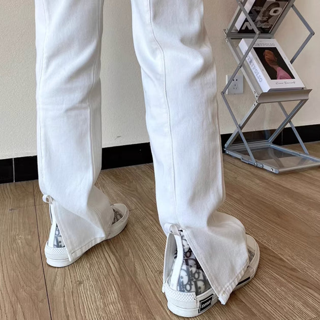 BACK SPLIT JEANS - Aumori