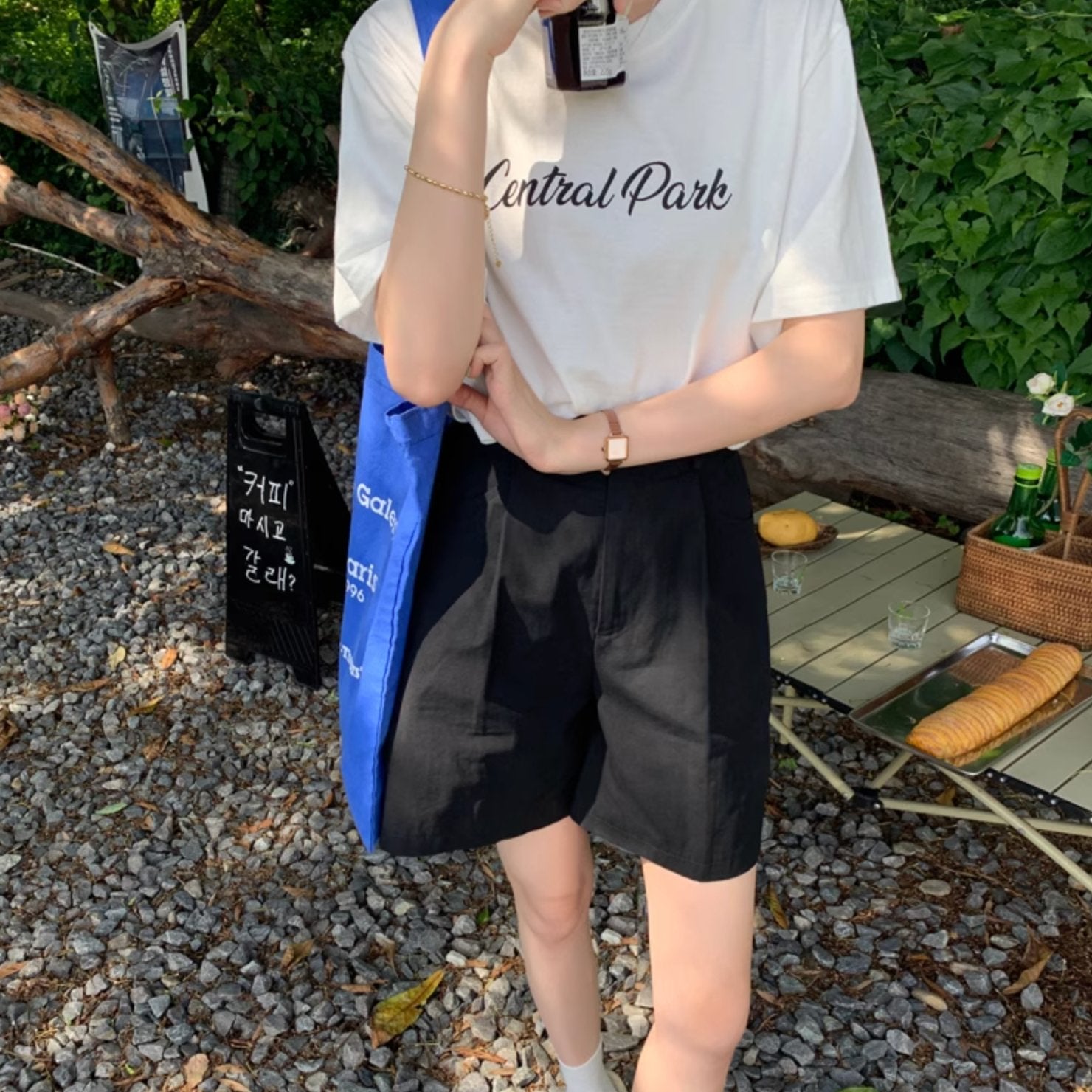 BASIC WIDE SHORTS - Aumori