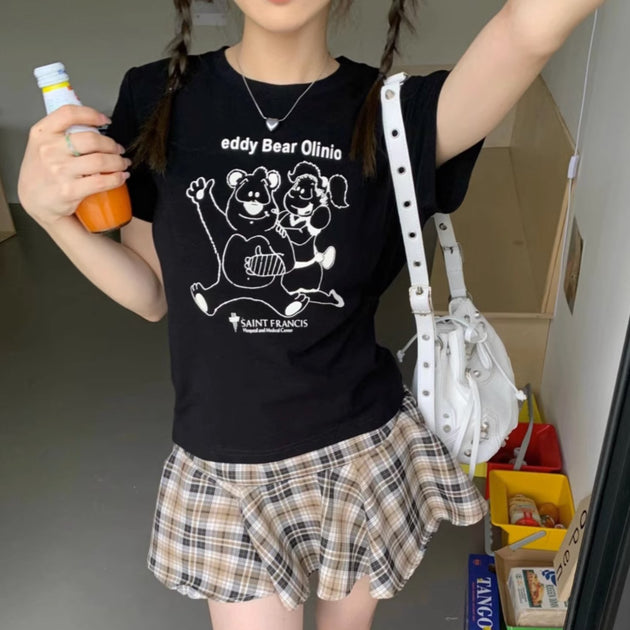 BEAR GRAPHIC T - SHIRT - Aumori