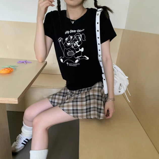 BEAR GRAPHIC T - SHIRT - Aumori