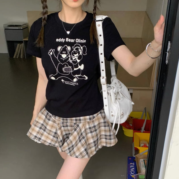 BEAR GRAPHIC T - SHIRT - Aumori
