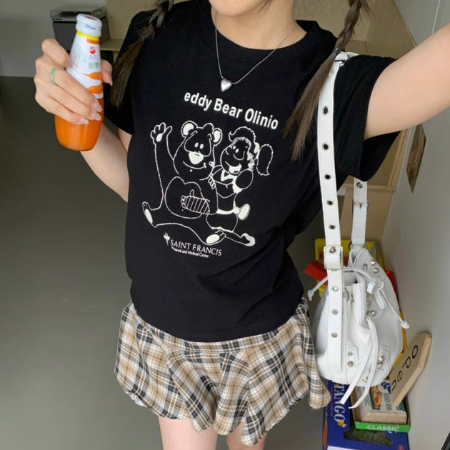 BEAR GRAPHIC T - SHIRT - Aumori