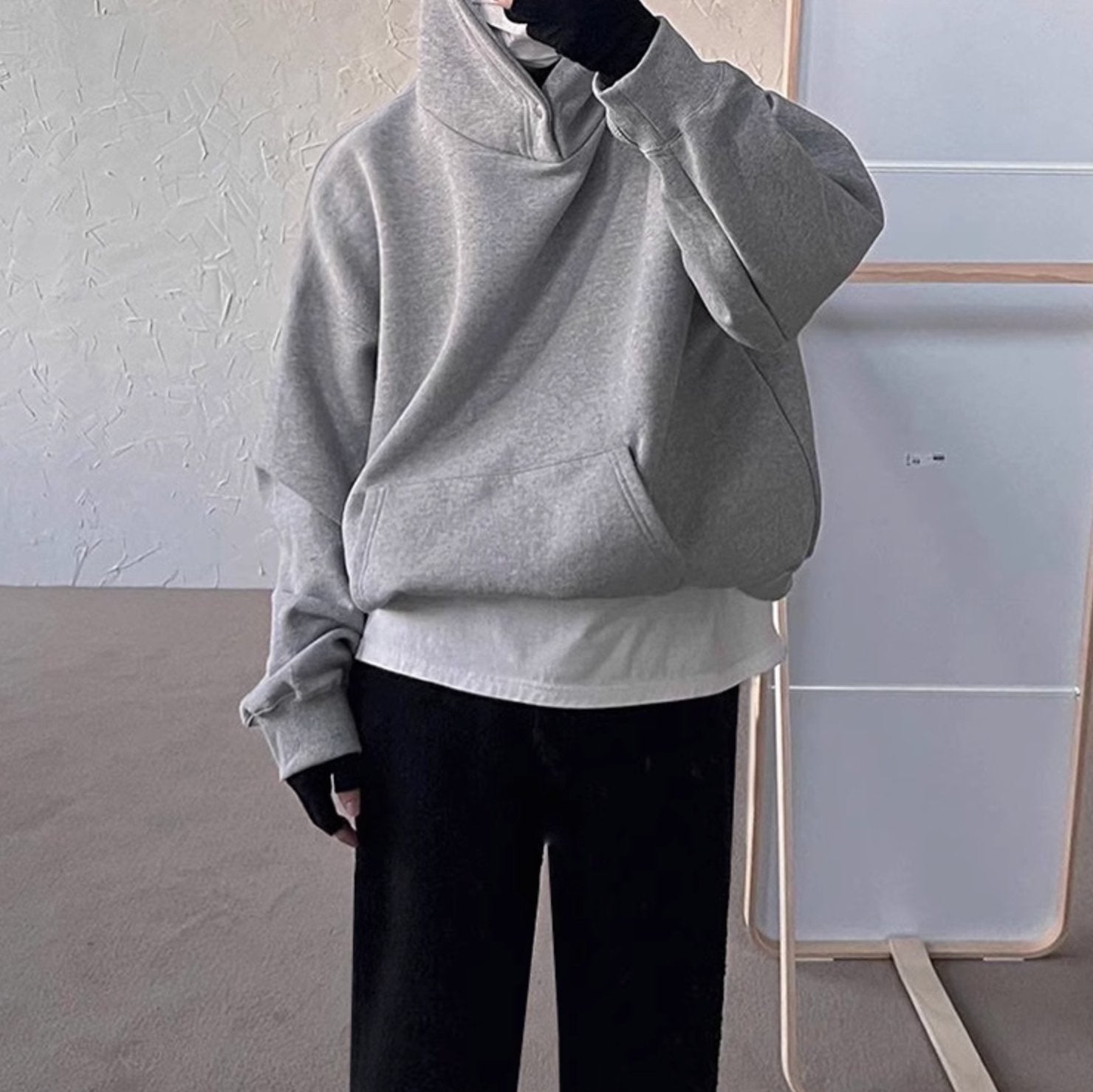 BLANK HOODIE - Aumori