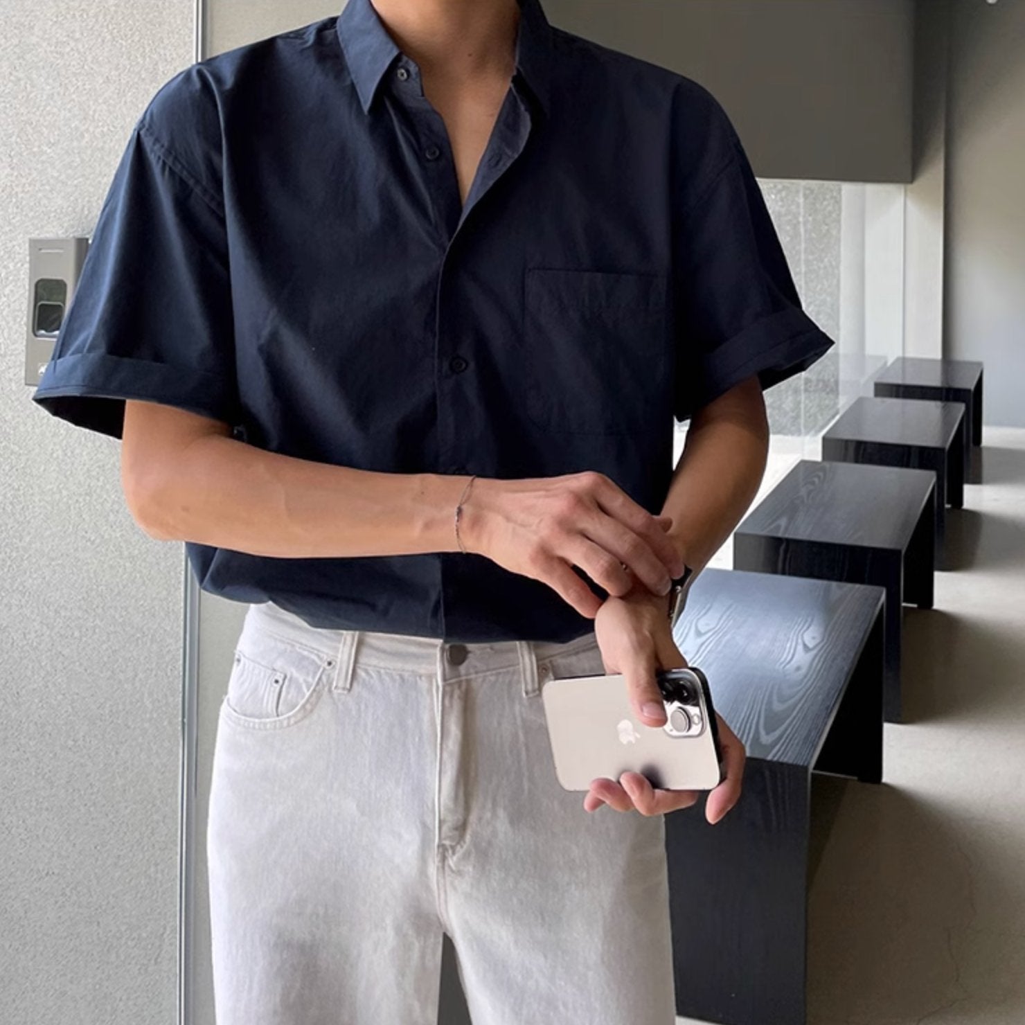 BUTTON UP SUMMER SHIRT - Aumori