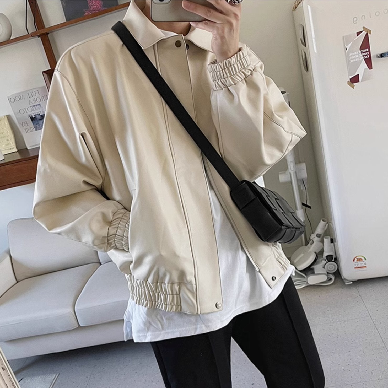 BUTTON ZIP - UP JACKET - Aumori