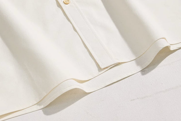 BUTTONED COTTON SHIRT - Aumori