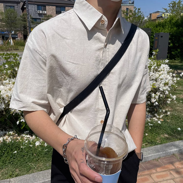 BUTTONED COTTON SHIRT - Aumori