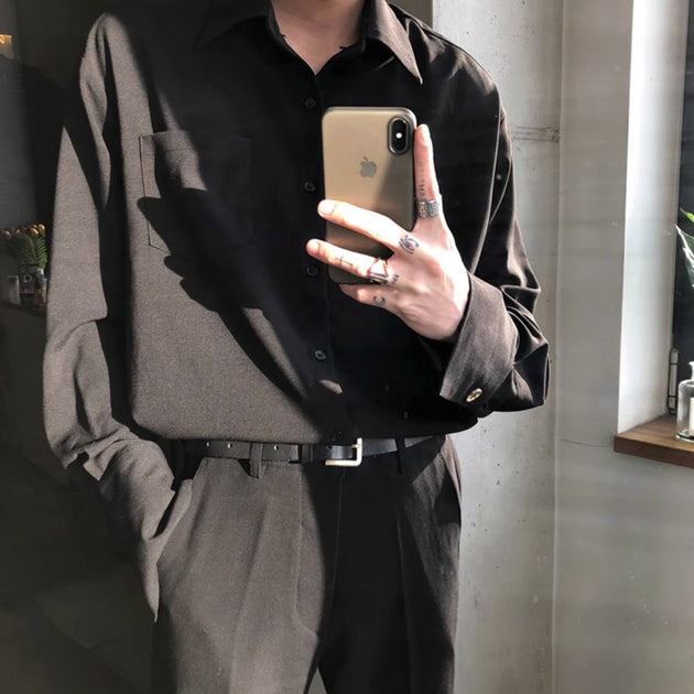 BUTTONED CUFF SHIRT - Aumori