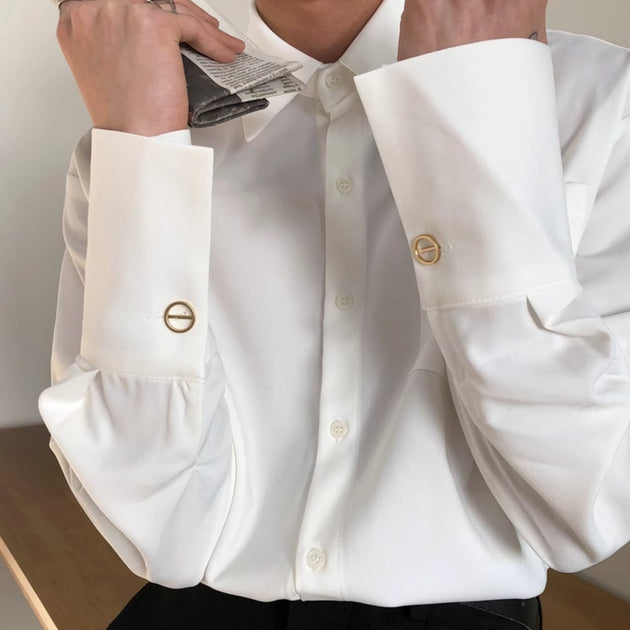 BUTTONED CUFF SHIRT - Aumori