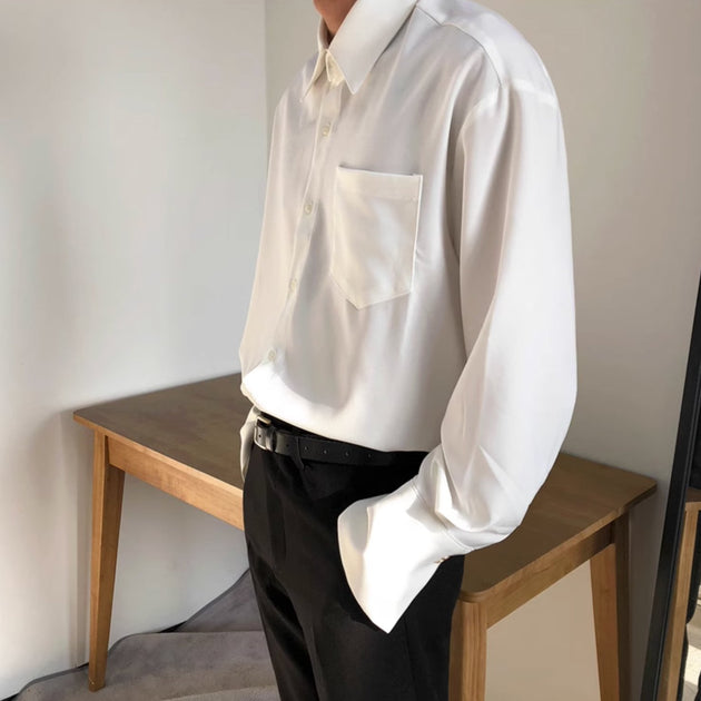 BUTTONED CUFF SHIRT - Aumori