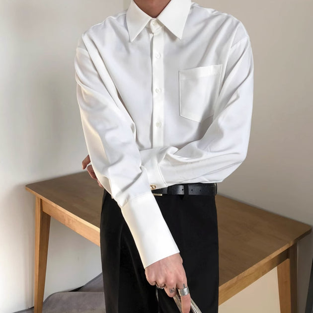 BUTTONED CUFF SHIRT - Aumori
