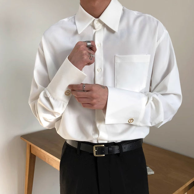 BUTTONED CUFF SHIRT - Aumori
