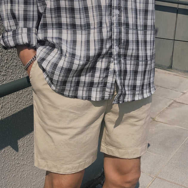 BUTTONED SHORTS - Aumori