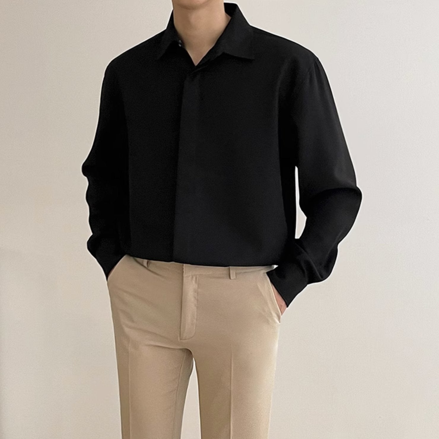 BUTTONLESS SUMMER SHIRT - Aumori