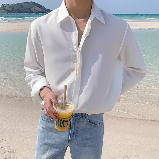 BUTTONLESS SUMMER SHIRT - Aumori