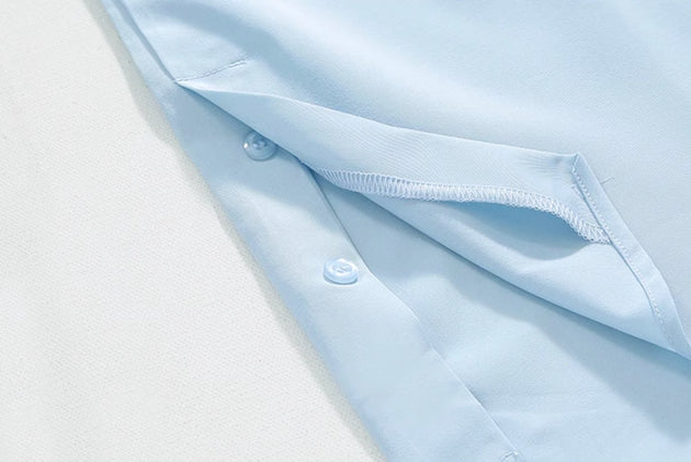 BUTTONLESS V - NECK SHIRT - Aumori
