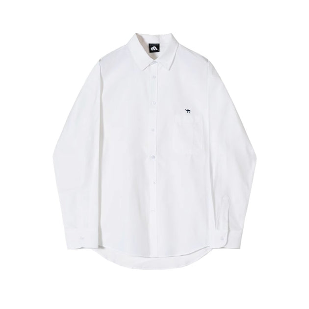 CAMEL BUTTON UP SHIRT - Aumori