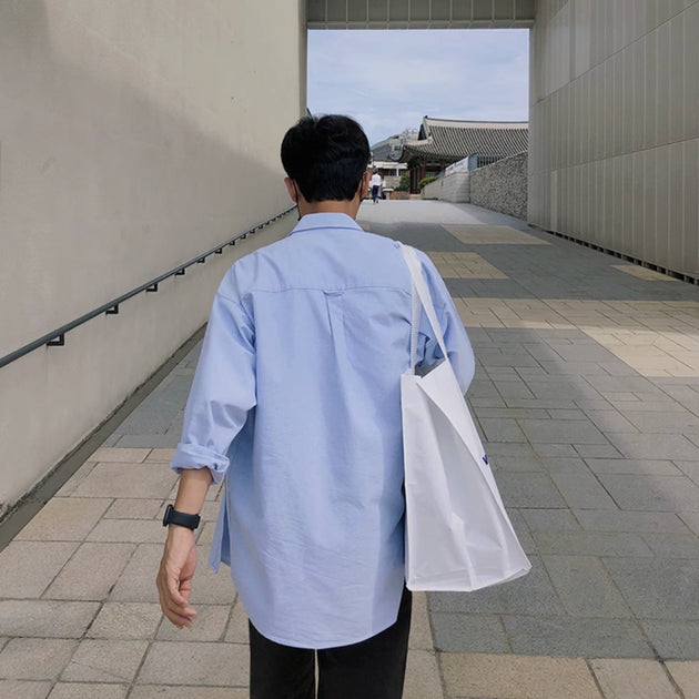 CAMEL BUTTON UP SHIRT - Aumori