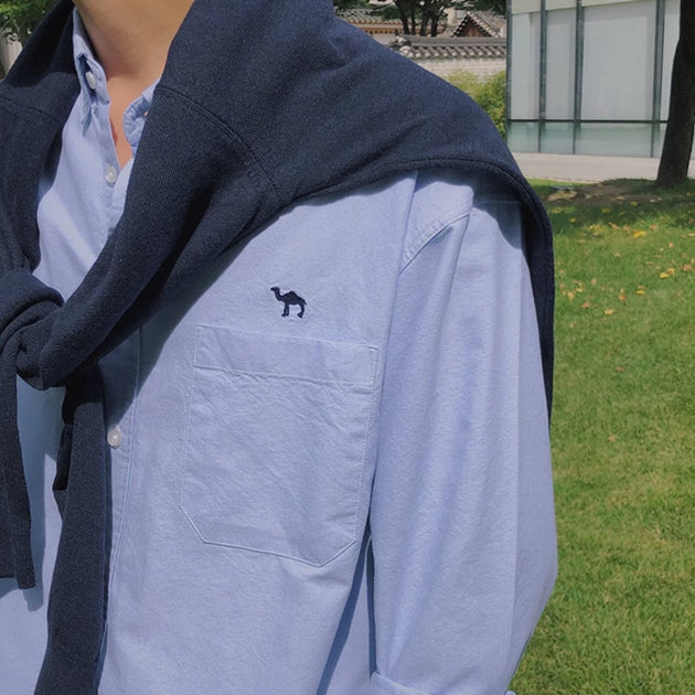 CAMEL BUTTON UP SHIRT - Aumori