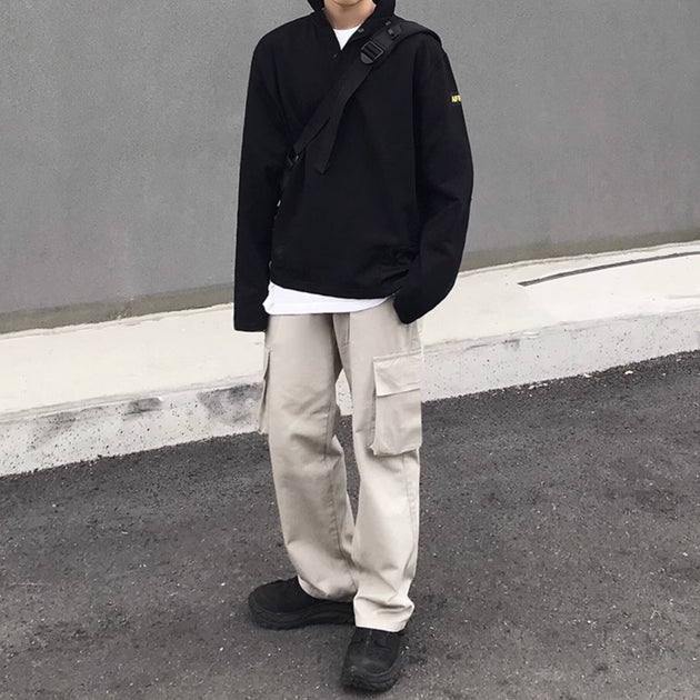 CARGO POCKET PANTS - Aumori