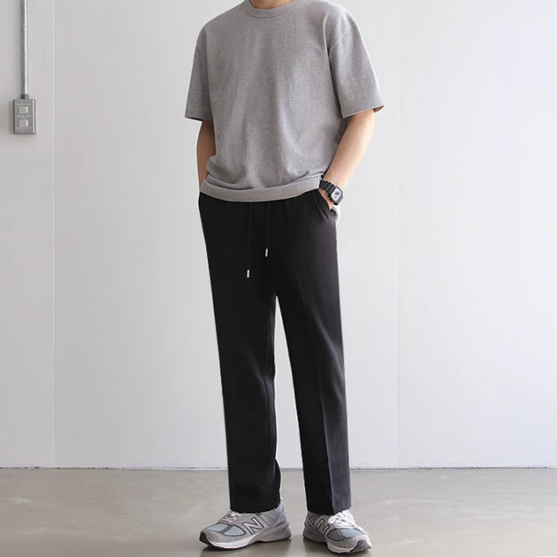 CASUAL DRAWSTRING PANTS - Aumori