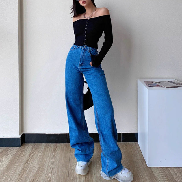 CASUAL LOOSE JEANS - Aumori