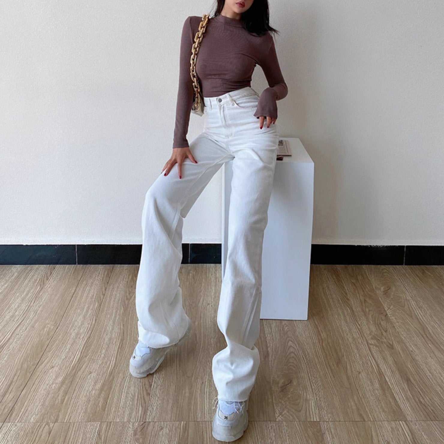 CASUAL LOOSE JEANS - Aumori