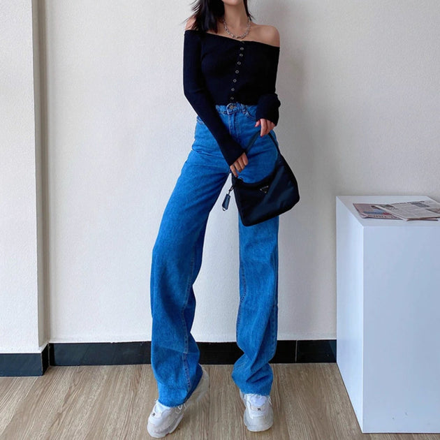 CASUAL LOOSE JEANS - Aumori