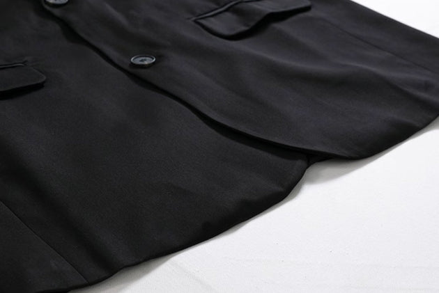 CASUAL SHORT SLEEVE BLAZER - Aumori
