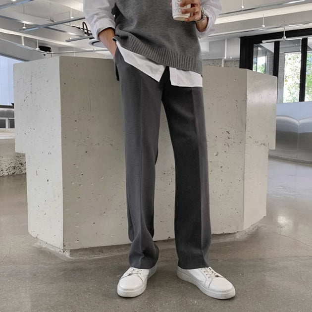 CASUAL STRAIGHT PANTS - Aumori
