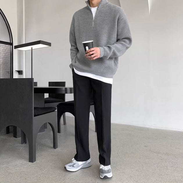 CASUAL STRAIGHT PANTS - Aumori