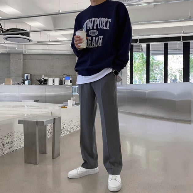 CASUAL STRAIGHT PANTS - Aumori