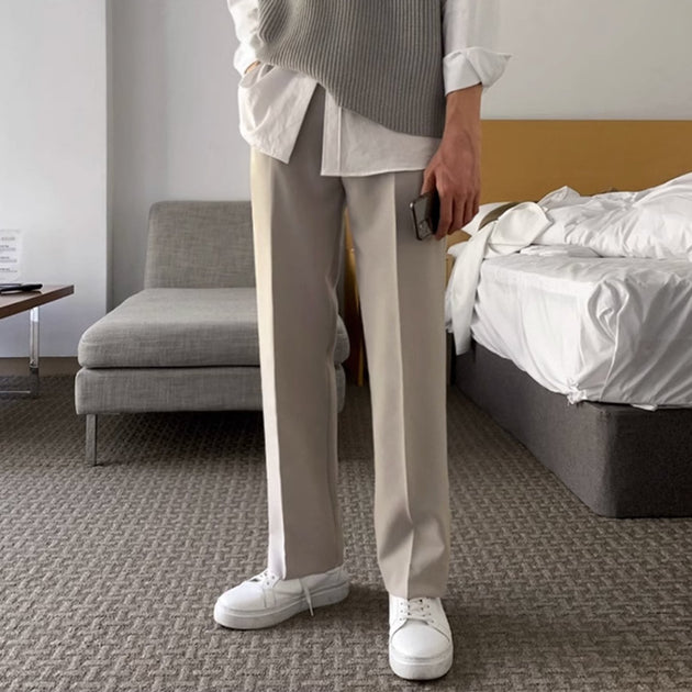 CASUAL STRAIGHT PANTS - Aumori