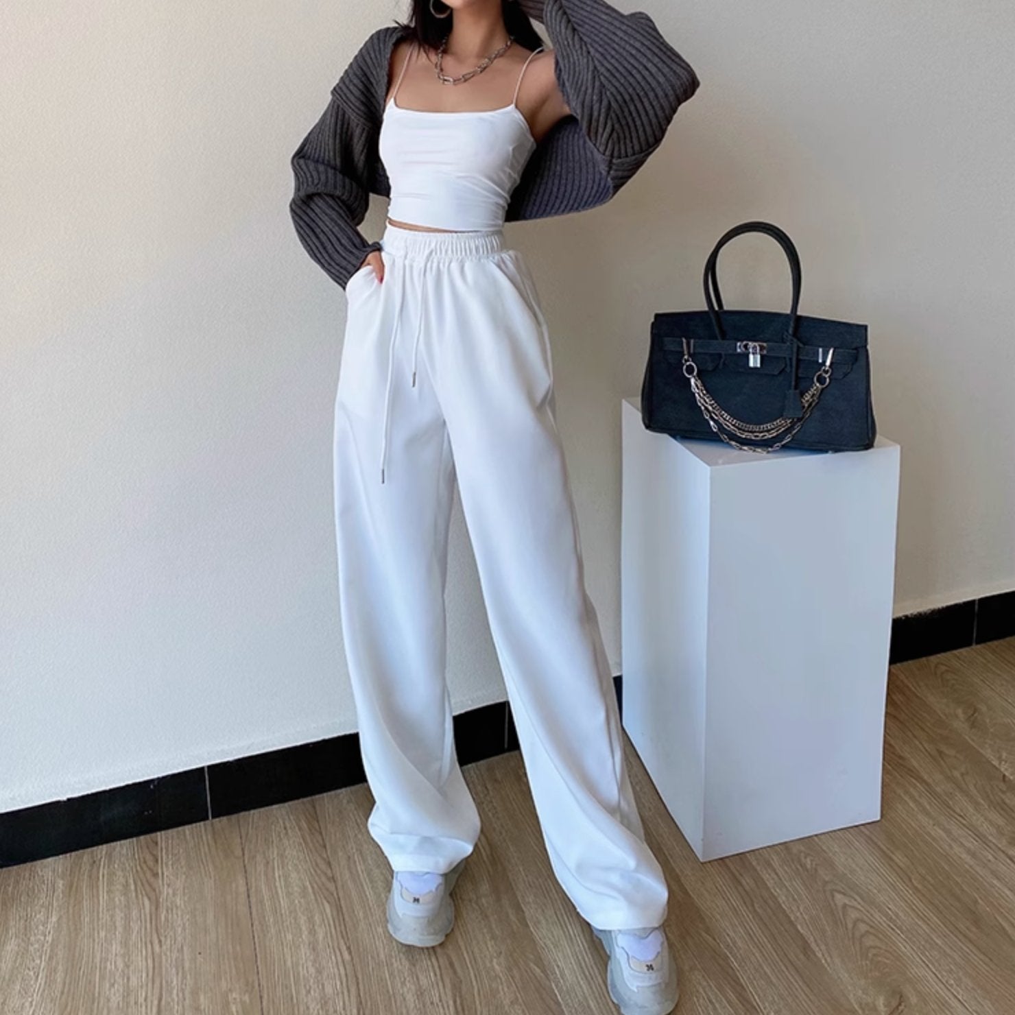 CASUAL STRING SWEATPANTS - Aumori