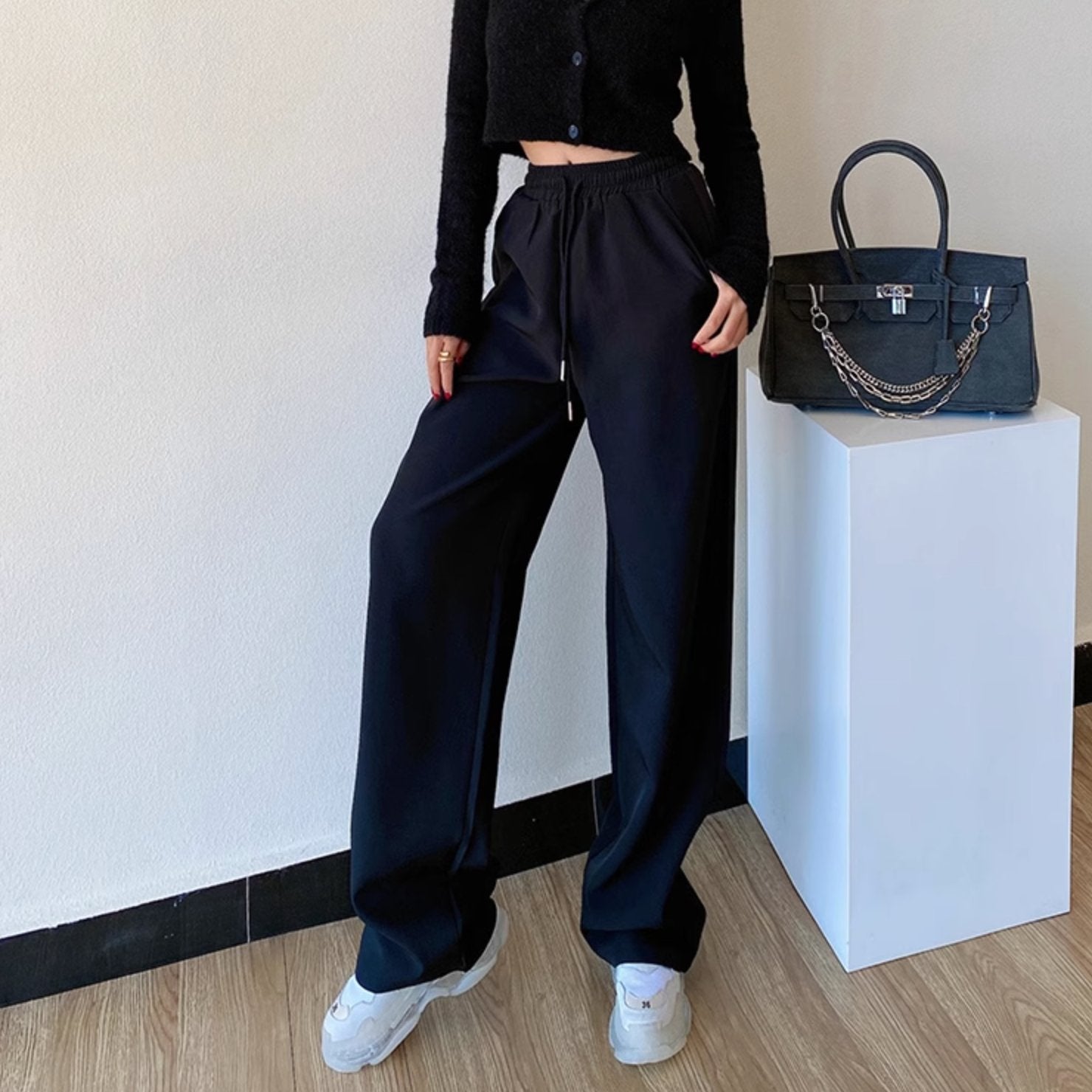 CASUAL STRING SWEATPANTS - Aumori