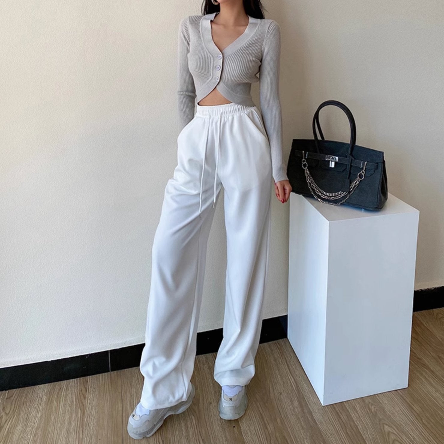 CASUAL STRING SWEATPANTS - Aumori