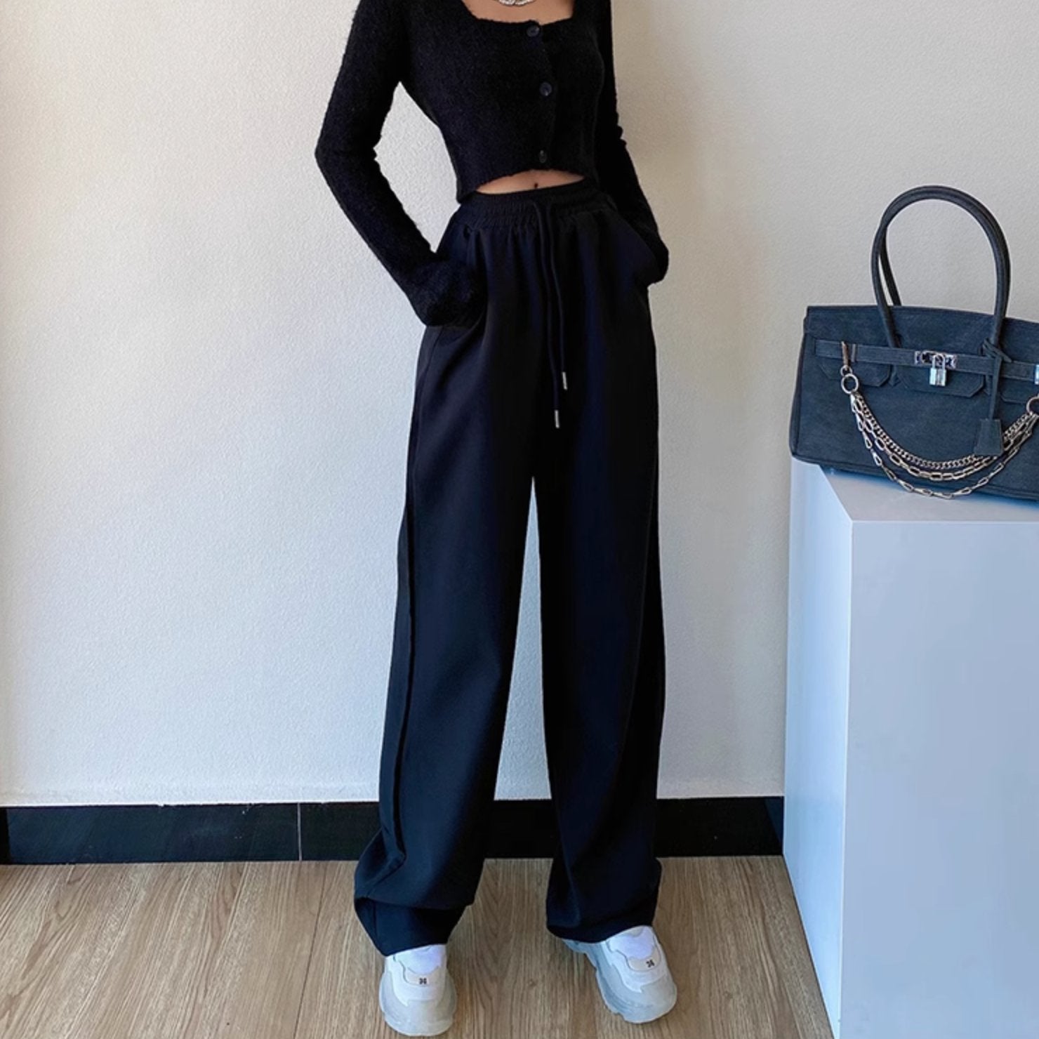 CASUAL STRING SWEATPANTS - Aumori