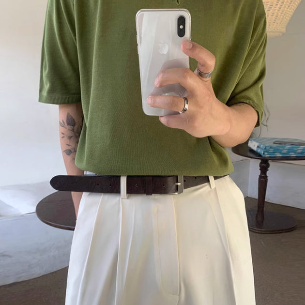 CLASSIC BUCKLE BELT - Aumori