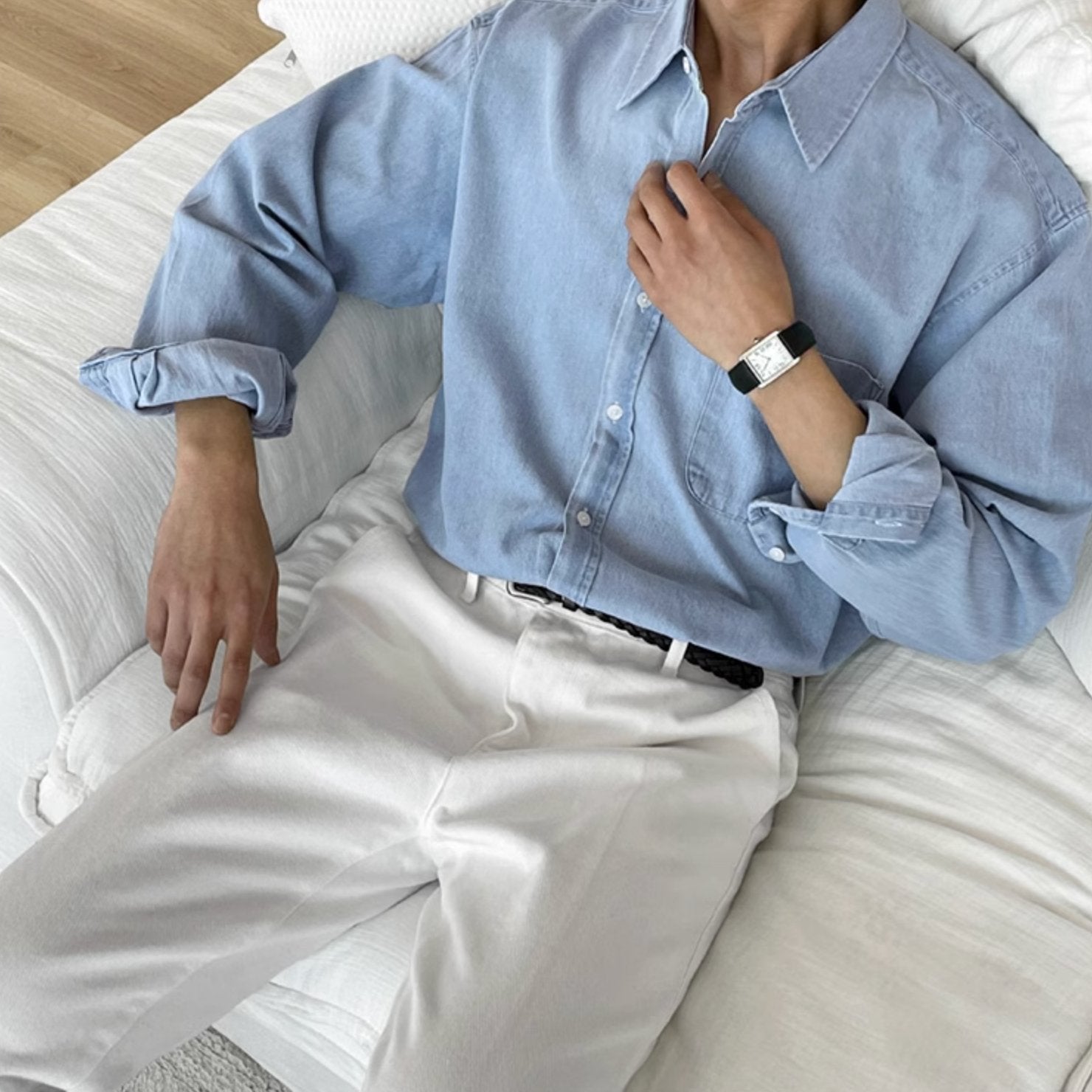 CLASSIC DENIM LONG SLEEVE - Aumori
