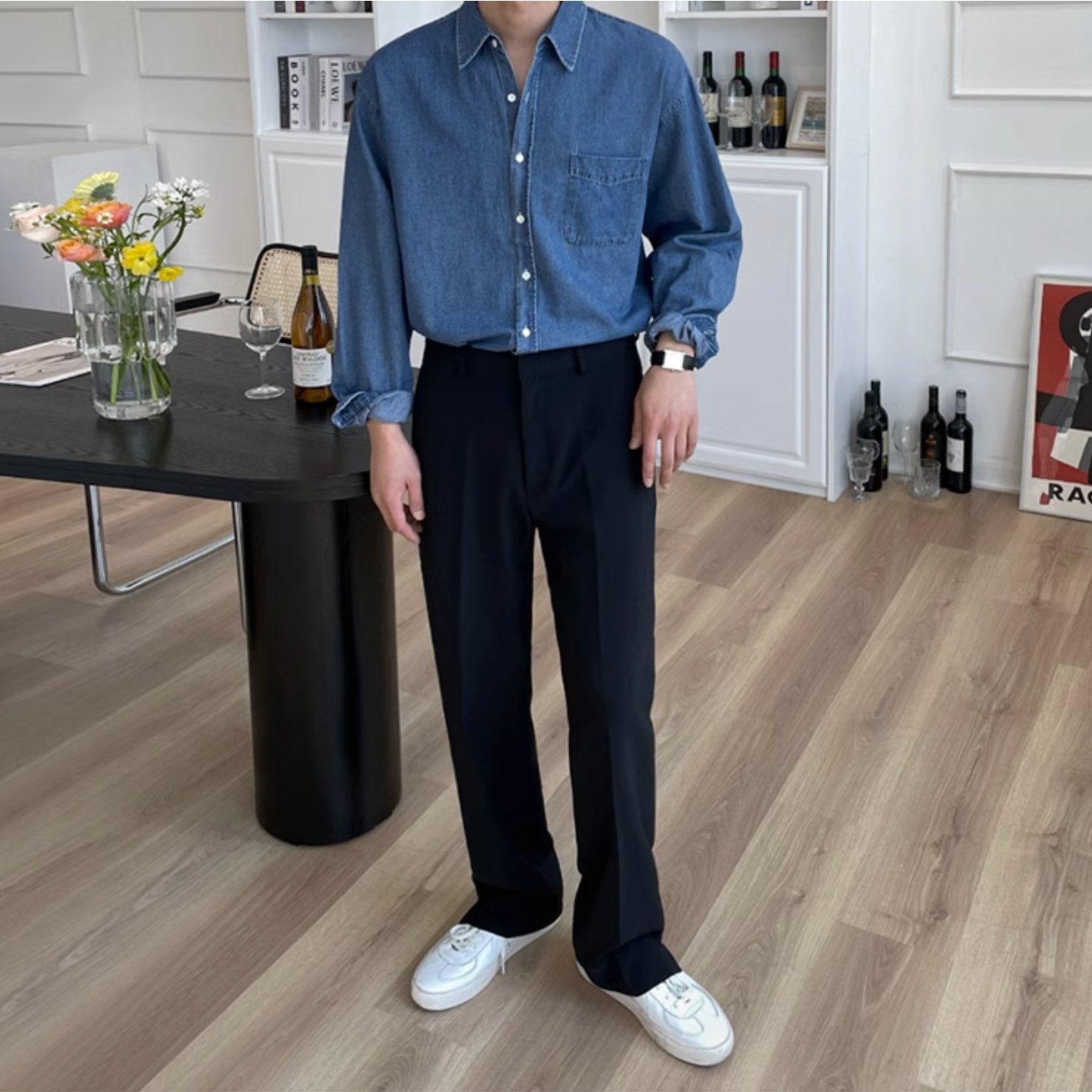 CLASSIC DENIM LONG SLEEVE - Aumori