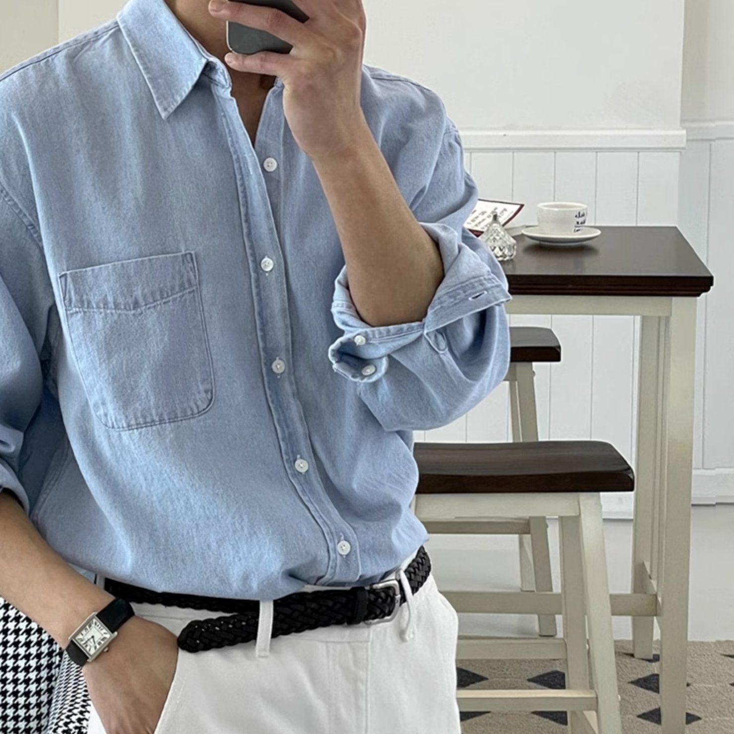CLASSIC DENIM LONG SLEEVE - Aumori